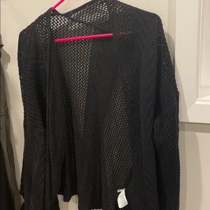 Black cardigan